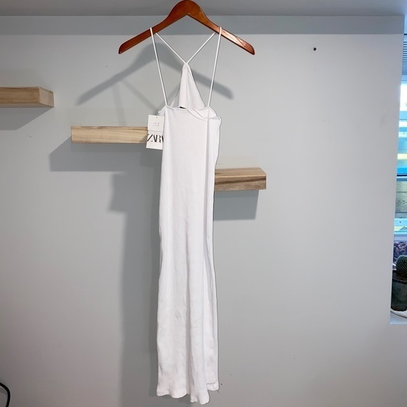 zara white bodycon‎ dress - Picture 3 of 3